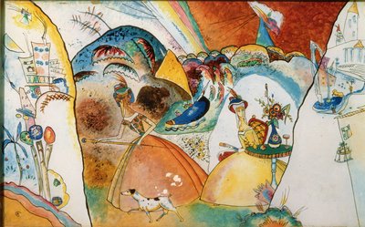 Ladies in a Landscape, 1918 by Wassily Kandinsky